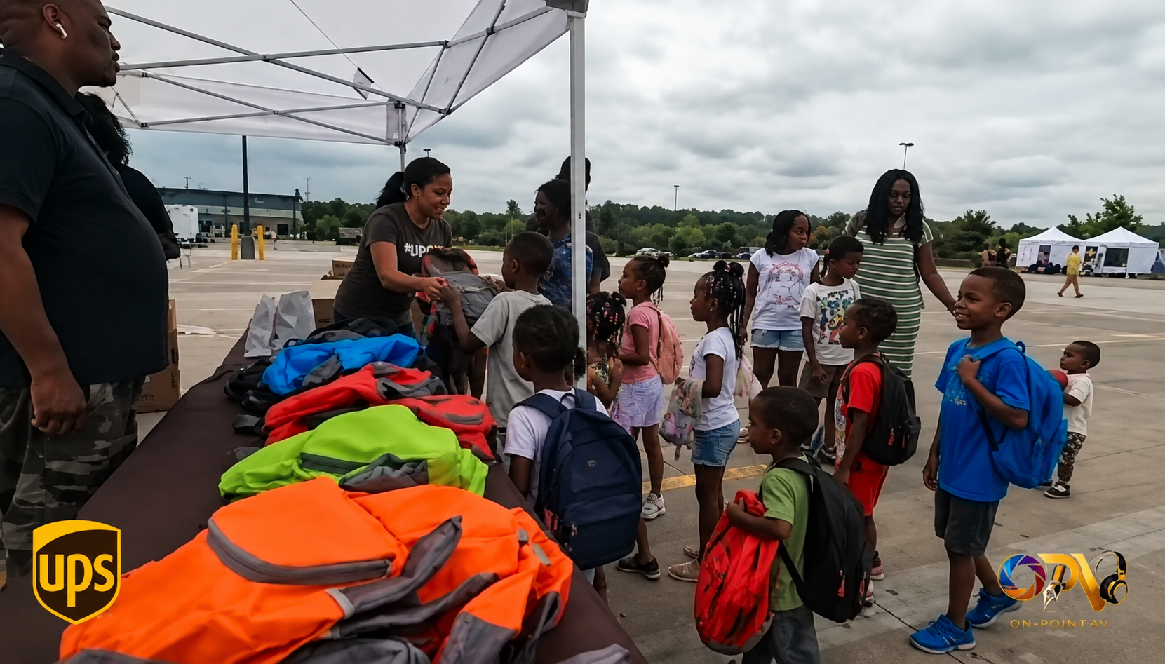 UPS SMART Hub Back-to-School Community Event video production by ON-POINT AV in Atlanta