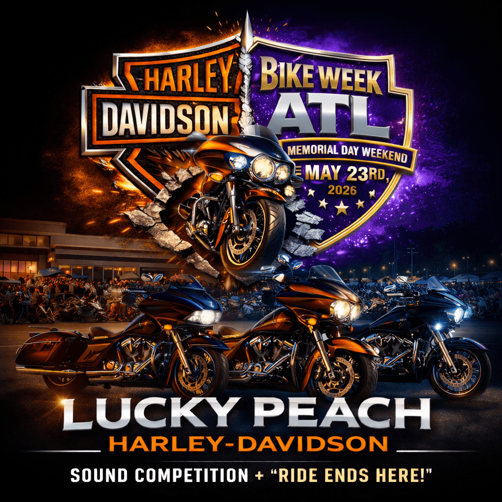 Lucky Peach Harley-Davidson — Bike Week ATL Memorial Day Weekend 2026